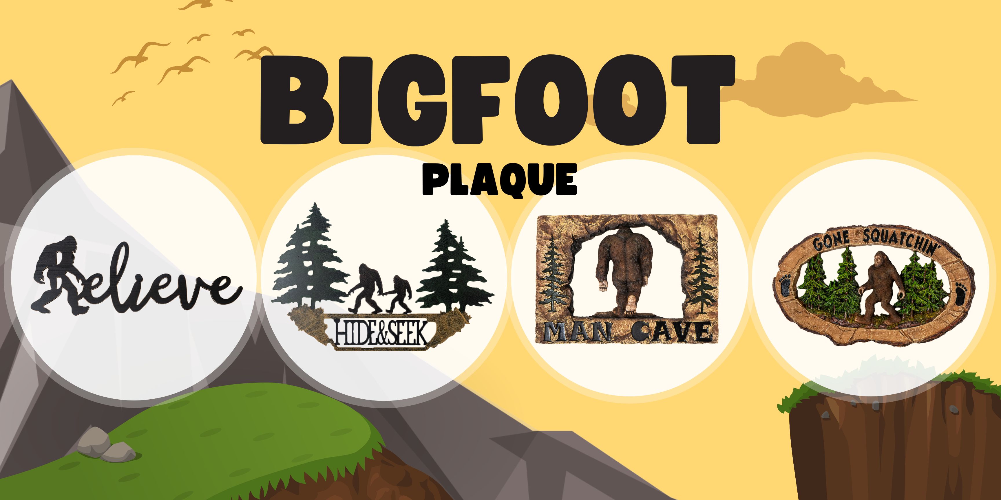 Bigfoot Plaque